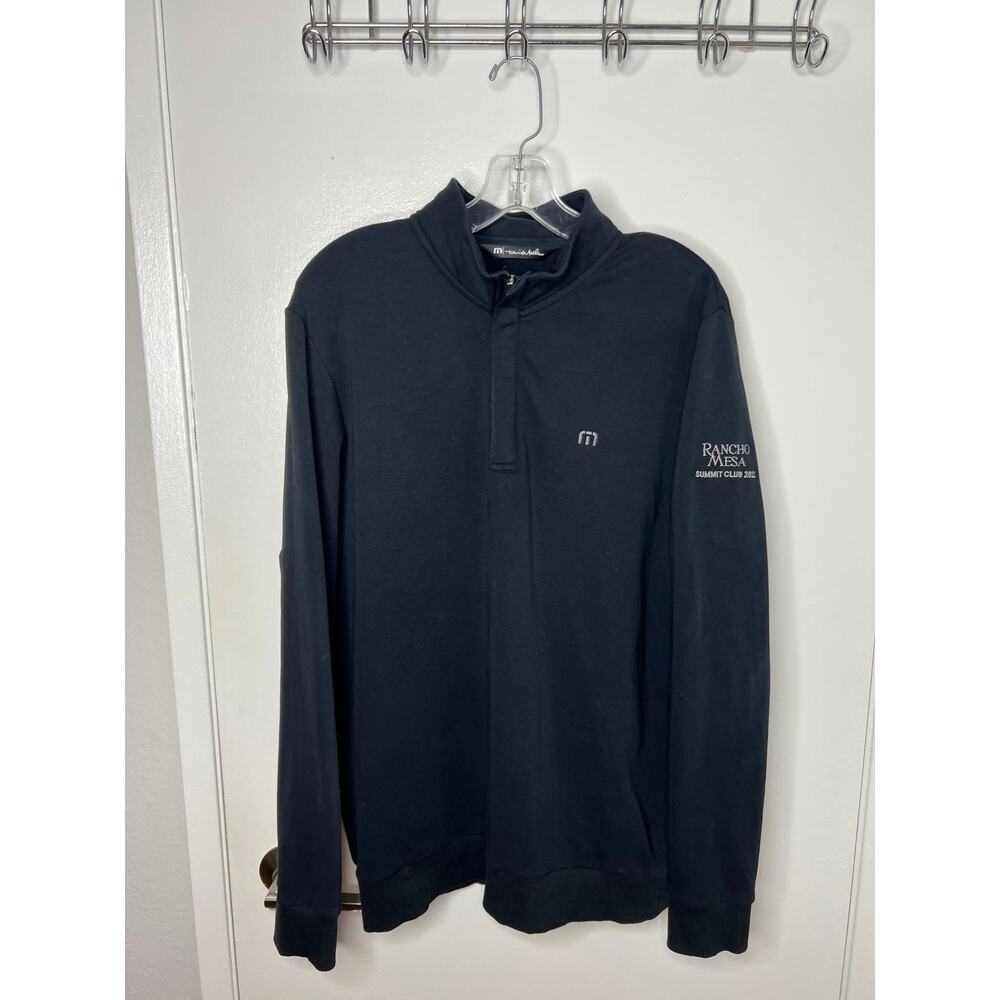 Travis Mathew Men's Cloud 2.0 1/4 Zip Pullover Rancho Mesa Summit Club ~ Size M